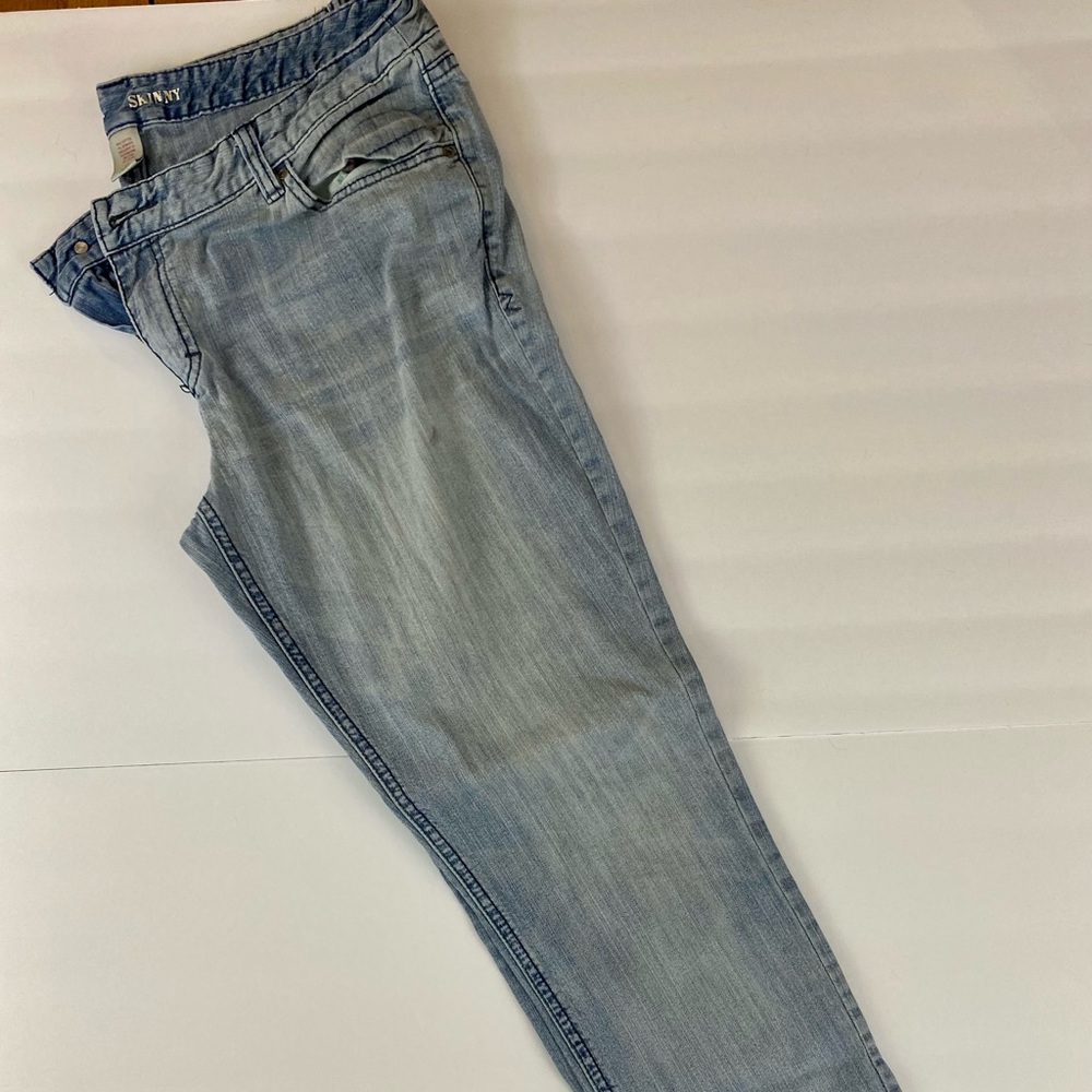 Blue Mossimo Supply Co. Skinny Jeans. Leggings. Jeggings. Skinny. Size 17